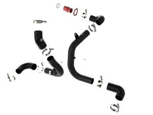 aFe Power Performance Parts & Installation | 1350 Offroad - aFe BladeRunner Aluminum Hot & Cold Charge Pipe Kit Black with Turbo Muffler Delete - 46-20415-B - Image 5