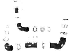 aFe Power Performance Parts & Installation | 1350 Offroad - aFe BladeRunner 2-1/2-in & 2-3/4-in Aluminum Hot & Cold Charge Pipe Kit Black - 46-20694-B - Image 5