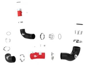 aFe Power Performance Parts & Installation | 1350 Offroad - aFe BladeRunner 2-1/2-in & 2-3/4-in Aluminum Hot & Cold Charge Pipe Kit Red - 46-20694-R - Image 5