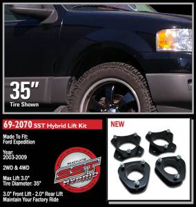 ReadyLIFT Suspension & Leveling Kits | 1350 Offroad - ReadyLIFT SST Lift Kit 3-in Front/2-in Rear Lift - 69-2070 - Image 2