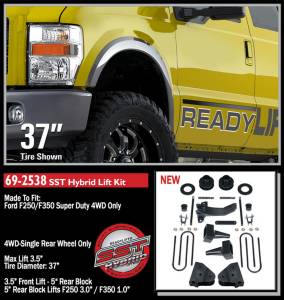 ReadyLIFT Suspension & Leveling Kits | 1350 Offroad - ReadyLIFT SST Lift Kit 3.5-in Front/3-in Rear Lift - 69-2538 - Image 2