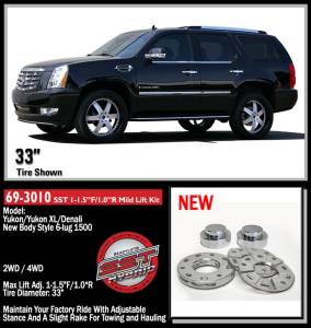 ReadyLIFT Suspension & Leveling Kits | 1350 Offroad - ReadyLIFT SST Lift Kit 1.5-in Front/1-in Rear Lift - 69-3010 - Image 3