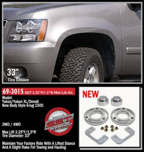 ReadyLIFT Suspension & Leveling Kits | 1350 Offroad - ReadyLIFT SST Lift Kit 2.25-in Front/1.5-in Rear Lift - 69-3015 - Image 3