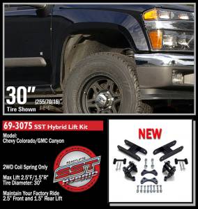 ReadyLIFT Suspension & Leveling Kits | 1350 Offroad - ReadyLIFT SST Lift Kit 2.5-in Front/1.5-in Rear Lift - 69-3075 - Image 2
