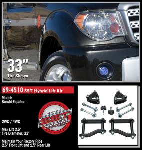 ReadyLIFT Suspension & Leveling Kits | 1350 Offroad - ReadyLIFT SST Lift Kit 2.5-in Front/1.5-in Rear Lift - 69-4510 - Image 3