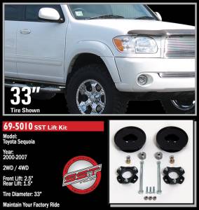 ReadyLIFT Suspension & Leveling Kits | 1350 Offroad - ReadyLIFT SST Lift Kit 2.5-in Front/1.5-in Rear Lift - 69-5010 - Image 2