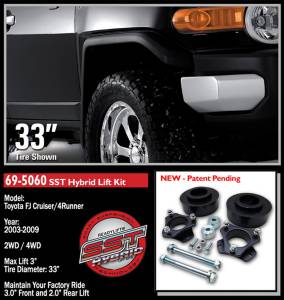 ReadyLIFT Suspension & Leveling Kits | 1350 Offroad - ReadyLIFT SST Lift Kit 3-in Front/2-in Rear Lift - 69-5060 - Image 2