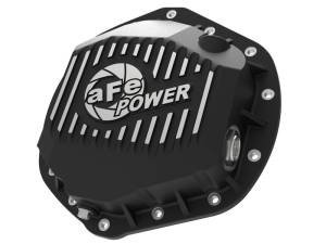 aFe Pro Series Rear Differential Cover Black with Machined Fins - 46-71060B