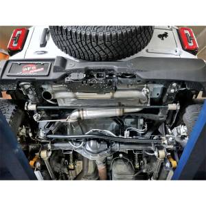 RockJock 4x4 Jeep Suspension & Steering | 1350 Offroad - RockJock Axle Back Exhaust System, 3-in Mandrel Bent, 409 Stainless Steel - 49-43147 - Image 2