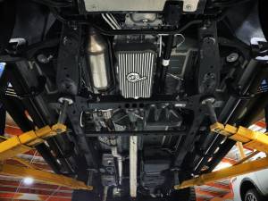 aFe Power Performance Parts & Installation | 1350 Offroad - aFe Street Series Transmission Pan Black with Machined Fins - 46-71420B - Image 1