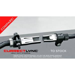 RockJock 4x4 Jeep Suspension & Steering | 1350 Offroad - RockJock CurrectlyncSteering System, with Flipped Drag Link, Premium Jam Nuts & Adjuster - JK-9704P - Image 6