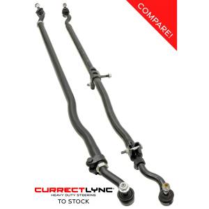 RockJock 4x4 Jeep Suspension & Steering | 1350 Offroad - RockJock CurrectlyncSteering System, with Flipped Drag Link, Premium Jam Nuts & Adjuster - JK-9704P - Image 7