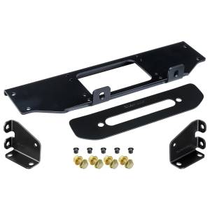 RockJock 4x4 Jeep Suspension & Steering | 1350 Offroad - RockJock Winch Plate Kit, for Factory Steel Bumper - RJ-641100-101 - Image 1