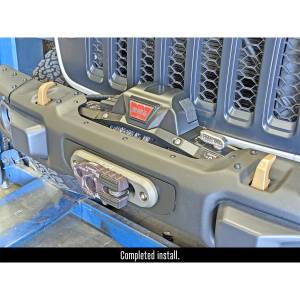 RockJock 4x4 Jeep Suspension & Steering | 1350 Offroad - RockJock Winch Plate Kit, for Factory Steel Bumper - RJ-641100-101 - Image 3
