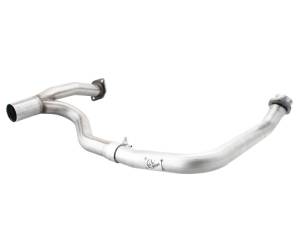 aFe Power Performance Parts & Installation | 1350 Offroad - aFe Twisted Steel 2-in to 2-1/2-in Aluminized Street Series Y-Pipe Jeep Wrangler (JK) 12-18 V6-3.6L - 48-06207 - Image 1