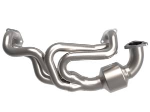 aFe Power Performance Parts & Installation | 1350 Offroad - aFe Twisted Steel Long Tube Header 304 Stainless Steel with Cat Subaru Outback/ Legacy 13-19 H4-2.5L - 48-36804-HC - Image 5