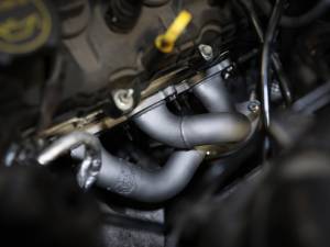 aFe Power Performance Parts & Installation | 1350 Offroad - aFe Twisted Steel 409 Stainless Steel Short Tube Header with Titanium Coat Finish - 48-43031-T - Image 1