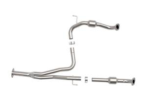 aFe Power Performance Parts & Installation | 1350 Offroad - aFe Twisted Steel Y-Pipe 2-1/2-in 409 Stainless Steel with Cat Toyota Tacoma 16-19 V6-3.5L (2WD) - 48-46011-RC - Image 3