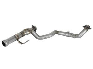 aFe Power Performance Parts & Installation | 1350 Offroad - aFe Twisted Steel 2-1/4-in to 2-1/2-in 409 Stainless Steel Street Series Y-Pipe - 48-48026 - Image 2