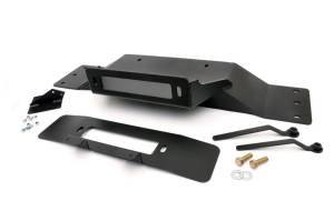 Rough Country Lift Kits & Suspension | 1350 Offroad - Rough Country Hidden Winch Mounting Plate, Solenoid Relocation Bracket, Hardware, for Standard Size Winches - 1010 - Image 1