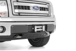 Rough Country Lift Kits & Suspension | 1350 Offroad - Rough Country Hidden Winch Mounting Plate, Solenoid Relocation Bracket, Hardware, for Standard Size Winches - 1010 - Image 4