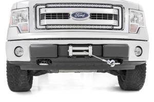Rough Country Lift Kits & Suspension | 1350 Offroad - Rough Country Hidden Winch Mounting Plate, Solenoid Relocation Bracket, Hardware, for Standard Size Winches - 1010 - Image 5