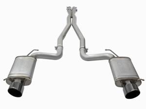 aFe Power Performance Parts & Installation | 1350 Offroad - aFe MACH Force-Xp 3-in 304 Stainless Steel Cat-Back Exhaust System with Black Tip Cadillac CTS-V 09-15 V8-6.2L (sc) - 49-34063-B - Image 5