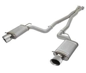 aFe Power Performance Parts & Installation | 1350 Offroad - aFe MACH Force-Xp 3-in 304 Stainless Steel Cat-Back Exhaust System with Polished Tip Cadillac CTS-V 09-15 V8-6.2L (sc) - 49-34063-P - Image 2