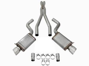 aFe Power Performance Parts & Installation | 1350 Offroad - aFe MACH Force-Xp 3-in 304 Stainless Steel Cat-Back Exhaust System with Polished Tip Cadillac CTS-V 09-15 V8-6.2L (sc) - 49-34063-P - Image 5