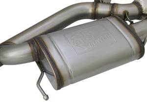 aFe Power Performance Parts & Installation | 1350 Offroad - aFe MACH Force-Xp 3-in 304 Stainless Steel Cat-Back Exhaust System with Black Tip Cadillac ATS-V 16-19 V6-3.6L (tt) - 49-34078-B - Image 3