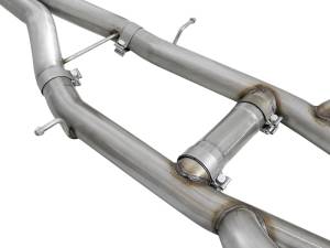 aFe Power Performance Parts & Installation | 1350 Offroad - aFe MACH Force-Xp 3-in 304 Stainless Steel Cat-Back Exhaust System with Polished Tip Cadillac ATS-V 16-19 V6-3.6L (tt) - 49-34078-P - Image 6