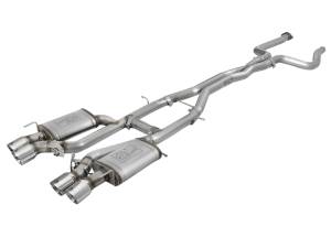 aFe Power Performance Parts & Installation | 1350 Offroad - aFe MACH Force-Xp 3-in 304 Stainless Steel Cat-Back Exhaust System with Polished Tip Cadillac ATS-V 16-19 V6-3.6L (tt) - 49-34078-P - Image 2