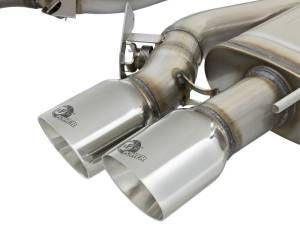 aFe Power Performance Parts & Installation | 1350 Offroad - aFe MACH Force-Xp 3-in 304 Stainless Steel Cat-Back Exhaust System with Polished Tip Cadillac ATS-V 16-19 V6-3.6L (tt) - 49-34078-P - Image 5