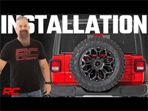 Rough Country Lift Kits & Suspension | 1350 Offroad - Rough Country Spare Tire Relocation Bracket, Moves Mounting Points Upward 2.25-in - 10529 - Image 2