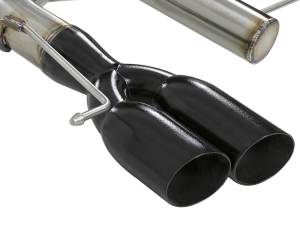 aFe Power Performance Parts & Installation | 1350 Offroad - aFe MACH Force-Xp 3-in 304 Stainless Steel Axle-Back Exhaust System with Black Tip - 49-36302-B - Image 5