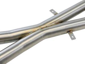 aFe Power Performance Parts & Installation | 1350 Offroad - aFe MACH Force-Xp X-Pipe 2-1/2-in 304 Stainless Steel with Cat & Resonator - 49-36321-1 - Image 5