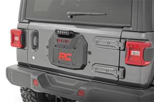 Rough Country Lift Kits & Suspension | 1350 Offroad - Rough Country Spare Tire Delete Kit, Rear Relocates License Plate, Laser Cut, Retains Backup Camera - 10560 - Image 3