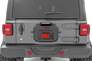 Rough Country Lift Kits & Suspension | 1350 Offroad - Rough Country Spare Tire Delete Kit, Rear Relocates License Plate, Laser Cut, Retains Backup Camera - 10560 - Image 2