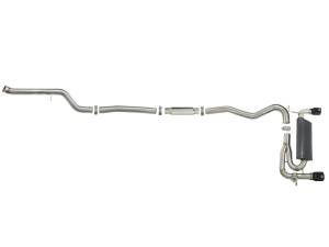 aFe Power Performance Parts & Installation | 1350 Offroad - aFe MACH Force-Xp 304 Stainless Steel Cat-Back Exhaust System with Black Tips - 49-36340-B - Image 2