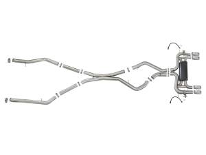 aFe Power Performance Parts & Installation | 1350 Offroad - aFe MACH Force-XP 3-1/2-in 304 Stainless Steel Cat-Back Exhaust with Polished Tip - 49-36341-P - Image 3