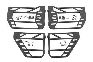 Rough Country Lift Kits & Suspension | 1350 Offroad - Rough Country Tube Doors, Front & Rear, 1.25-in Tubular Steel - 10588 - Image 1