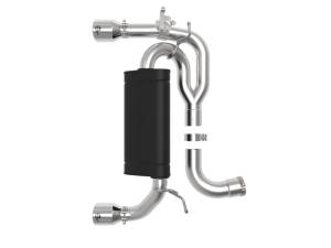 aFe Power Performance Parts & Installation | 1350 Offroad - aFe MACH Force-XP 3-in to 2-1/2-in 304 Stainless Steel Axle-Back Exhaust Polished - 49-36348-P - Image 5