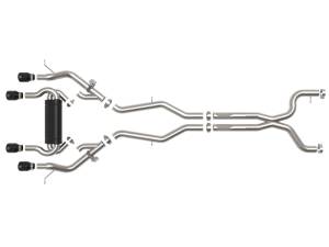 aFe Power Performance Parts & Installation | 1350 Offroad - aFe MACH Force-Xp 3-in to 2-1/2-in Stainless Steel Cat-Back Exhaust System Black - 49-36351-B - Image 5