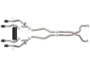 aFe Power Performance Parts & Installation | 1350 Offroad - aFe MACH Force-Xp 3-in to 2-1/2-in Stainless Steel Cat-Back Exhaust System Carbon - 49-36351-C - Image 5