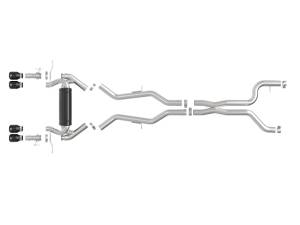 aFe Power Performance Parts & Installation | 1350 Offroad - aFe MACH Force-Xp Cat-Back Exhaust 3 to 2-1/2-in 304 S/S with Black Tips - 49-36353-B - Image 2