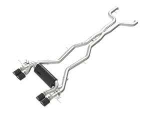 aFe Power Performance Parts & Installation | 1350 Offroad - aFe MACH Force-Xp 3-in to 2-1/2-in Stainless Steel Cat-Back Exhaust System Carbon - 49-36353-C - Image 1