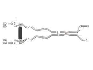 aFe Power Performance Parts & Installation | 1350 Offroad - aFe MACH Force-Xp Cat-Back Exhaust 3 to 2-1/2-in 304 S/S with Polished Tips - 49-36353-P - Image 2
