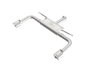 aFe Power Performance Parts & Installation | 1350 Offroad - aFe MACH Force-Xp 3-in to 2-1/2-in Stainless Steel Axle-Back Exhaust System Polished - 49-36355-P - Image 5