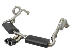 aFe Power Performance Parts & Installation | 1350 Offroad - aFe MACH Force-Xp 2-1/2-in to 2-in Stainless Steel Cat-Back Exhaust System Carbon - 49-36415-C - Image 2