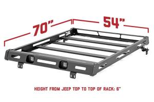 Rough Country Lift Kits & Suspension | 1350 Offroad - Rough Country Roof Rack System, without Led Lights - 10605 - Image 4
